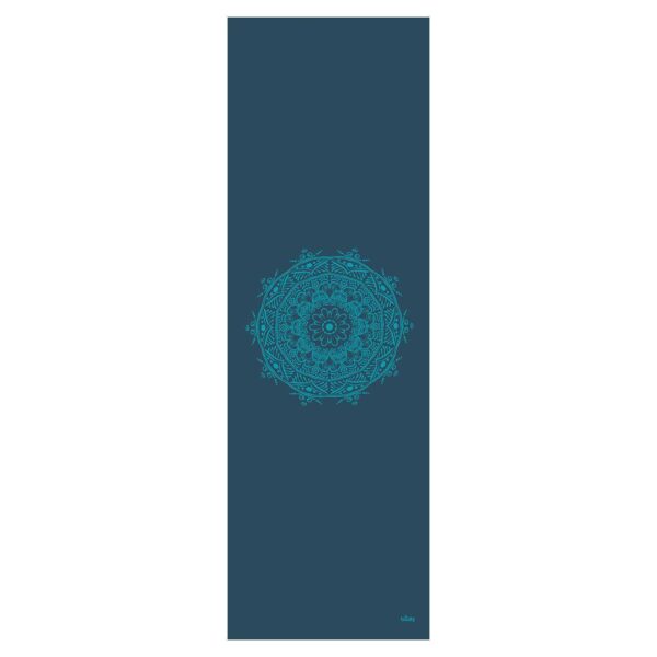 Mata do jogi Bodhi Leela 4,5mm -niebieski z mandalą SuryaPrema