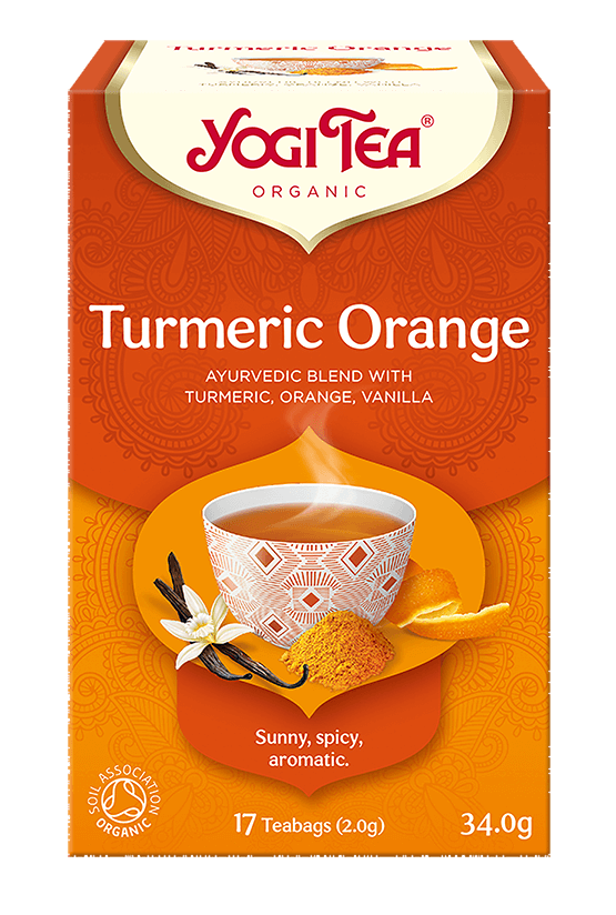Herbata Yogi Tea Turmeric Orange – kurkuma pomarańcza (17×2,0g) SuryaPrema