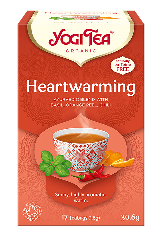 Herbata Yogi Tea Heartwarming – Radość życia (17×1,8g) SuryaPrema