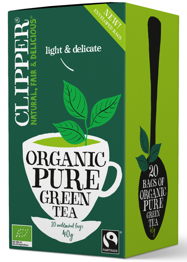 HERBATA ZIELONA FAIR TRADE BIO (20 x 2 g) 40 g – CLIPPER SuryaPrema