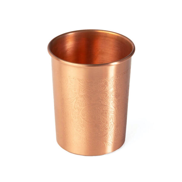 Zestaw 2 miedzianych kubków na wodę 250ml Bodhi – Ornaments SuryaPrema