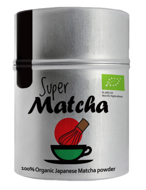 HERBATA ZIELONA MATCHA JAPOŃSKA BIO 40 g – DIET-FOOD SuryaPrema