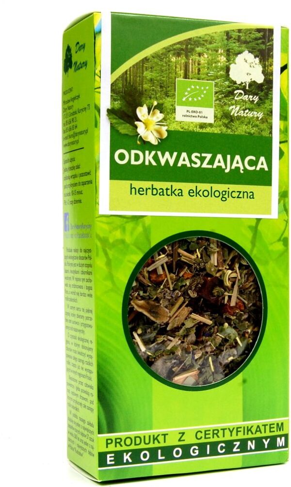 HERBATKA ODKWASZAJĄCA BIO 50 g – DARY NATURY SuryaPrema