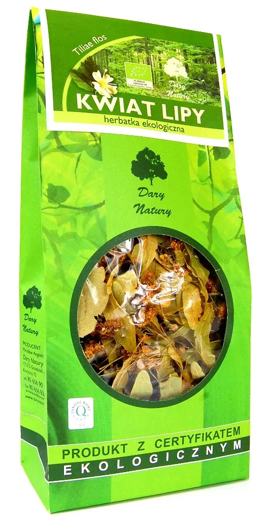 HERBATKA Z KWIATU LIPY BIO 30 g – DARY NATURY SuryaPrema