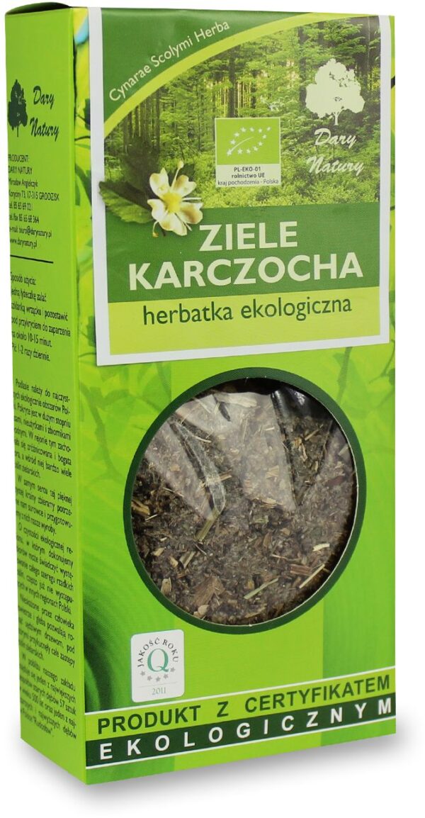 HERBATKA ZIELE KARCZOCHA BIO 50 g – DARY NATURY SuryaPrema