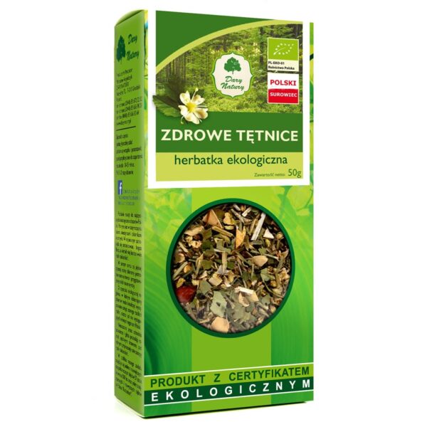 HERBATKA ZDROWE TĘTNICE BIO 50 g – DARY NATURY SuryaPrema