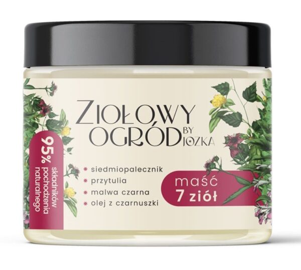MAŚĆ 7 ZIÓŁ DO SKÓRY WRAŻLIWEJ 90 ml – ZIOŁOWY OGRÓD BY JOZKA (DARY NATURY) SuryaPrema