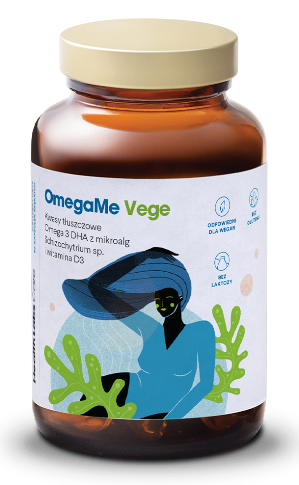 OMEGA-3 Z ALG MORSKICH (OMEGA ME VEGE) 60 KAPSUŁEK – HEALTH LABS CARE SuryaPrema