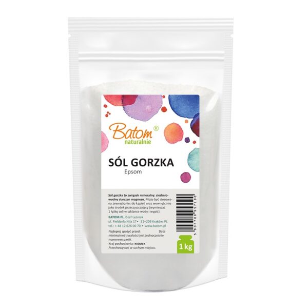 SÓL EPSOM (KĄPIELOWA) 1 kg – BATOM SuryaPrema