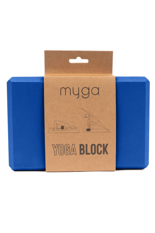 Klocek do jogi  myga Foam Block – granatowy SuryaPrema