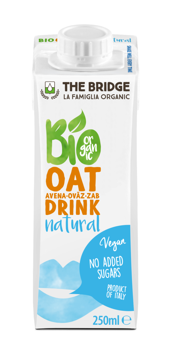 NAPÓJ OWSIANY NATURALNY BEZ DODATKU CUKRÓW BIO 250 ml – THE BRIDGE SuryaPrema