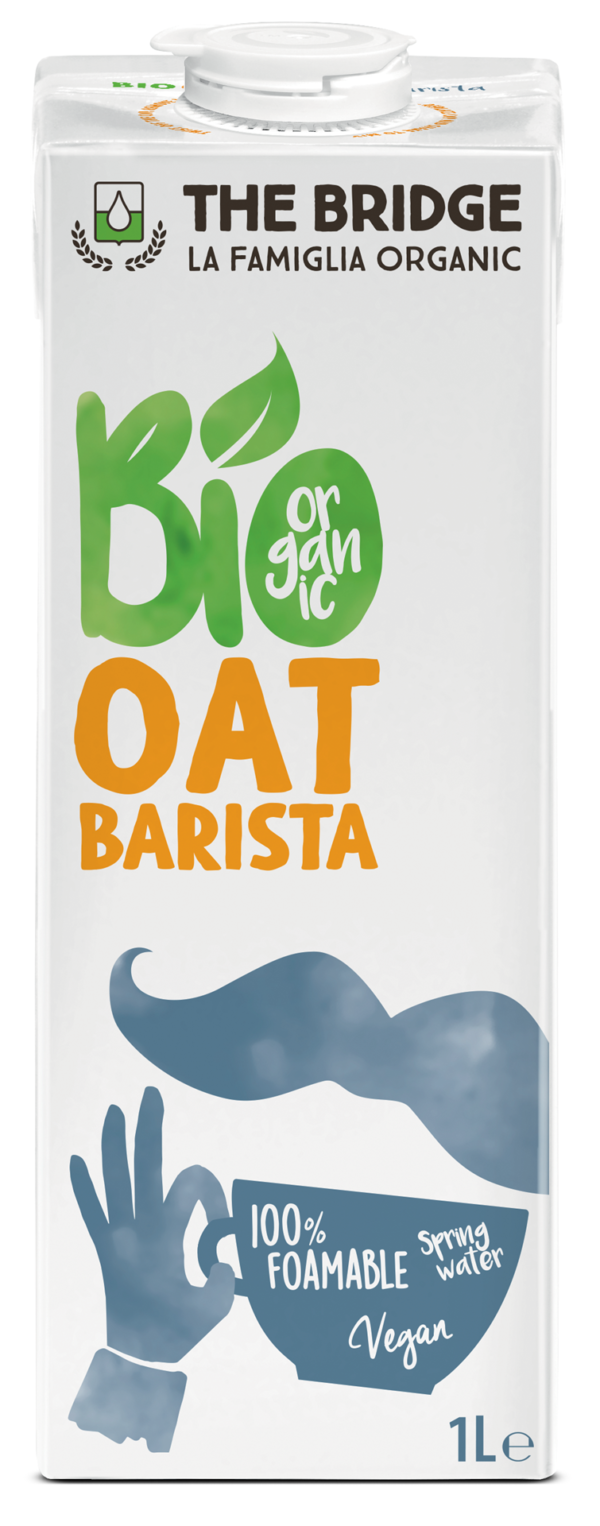 NAPÓJ OWSIANY BARISTA BEZ DODATKU CUKRÓW BIO 1 L – THE BRIDGE SuryaPrema