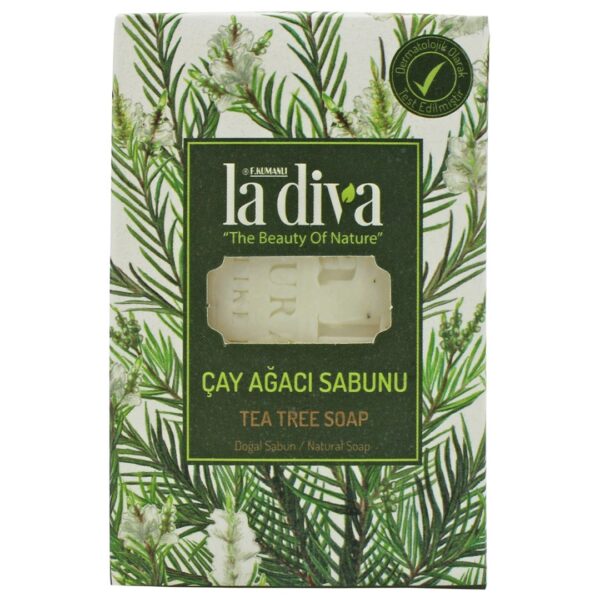 MYDŁO W KOSTCE DRZEWO HERBACIANE 100 g – LA DIVA SuryaPrema