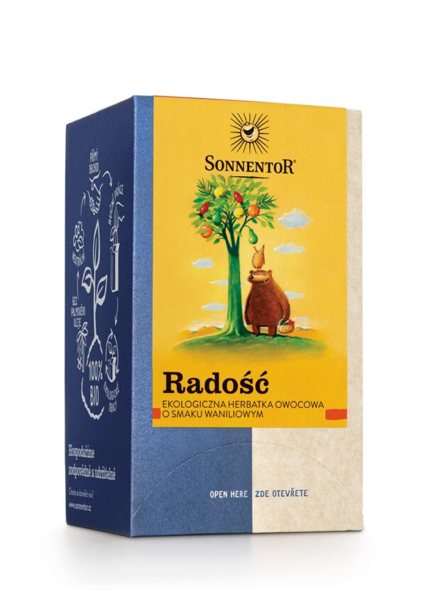 HERBATKA OWOCOWA RADOŚĆ (GOOD MOOD) BIO (18 x 2,5 g) 45 g – SONNENTOR SuryaPrema