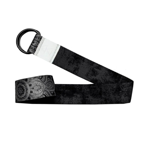 Pasek do jogi Yoga Design Lab – Mandala Black SuryaPrema