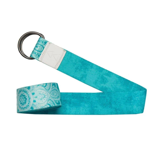 Pasek do jogi Yoga Design Lab – Mandala Turqoise SuryaPrema