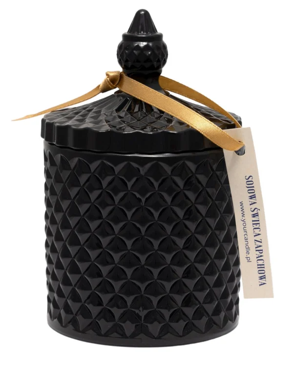ŚWIECA SOJOWA ZAPACHOWA W KRYSZTALE HOT CHOCOLATE 250 ml – YOUR CANDLE SuryaPrema