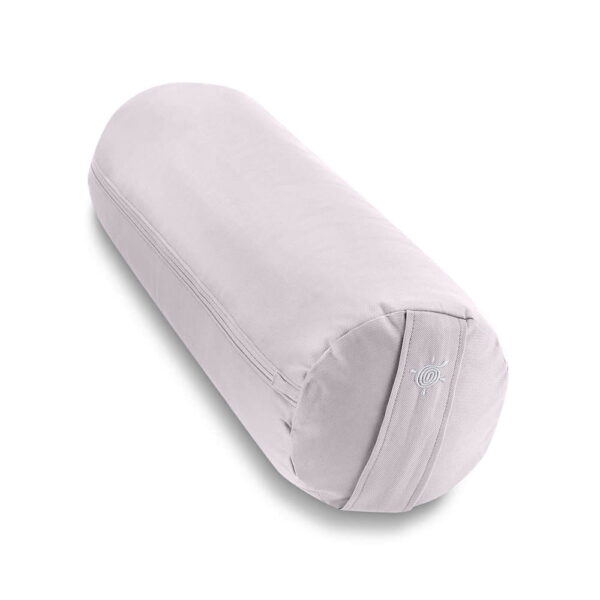 Bolster wałek do jogi Kurma – jasny szary SuryaPrema