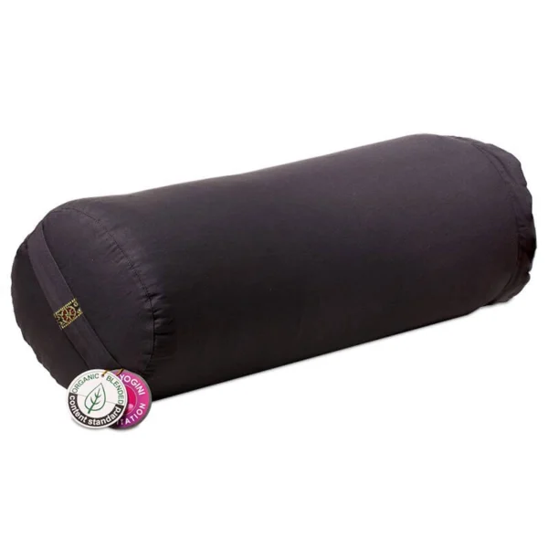 Bolster/Wałek do jogi z bawełny organicznej – antracyt SuryaPrema