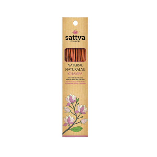 KADZIDŁO INDYJSKIE CHAMPA (15 szt.) 30 g – SATTVA (WELLNESS) SuryaPrema