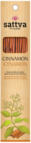 KADZIDŁO INDYJSKIE CYNAMON (15 szt.) 30 g – SATTVA (WELLNESS) SuryaPrema