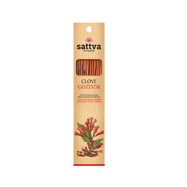 KADZIDŁO INDYJSKIE GOŹDZIK (15 szt.) 30 g – SATTVA (WELLNESS) SuryaPrema