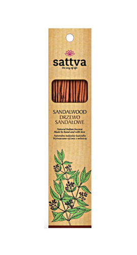 KADZIDŁO INDYJSKIE DRZEWO SANDAŁOWE (15 szt.) 30 g – SATTVA (WELLNESS) SuryaPrema