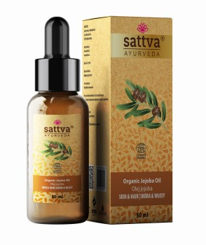 OLEJ DO CIAŁA I WŁOSÓW JOJOBA ECO 50 ml – SATTVA (AYURVEDA) SuryaPrema