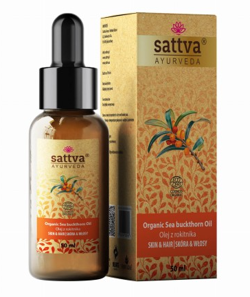 OLEJ DO CIAŁA I WŁOSÓW Z ROKITNIKA ECO 50 ml – SATTVA (AYURVEDA) SuryaPrema