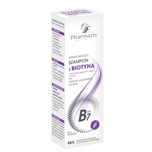 Szampon z Biotyną z ekstraktem skrzypu polnego i konopi 400 ml SuryaPrema