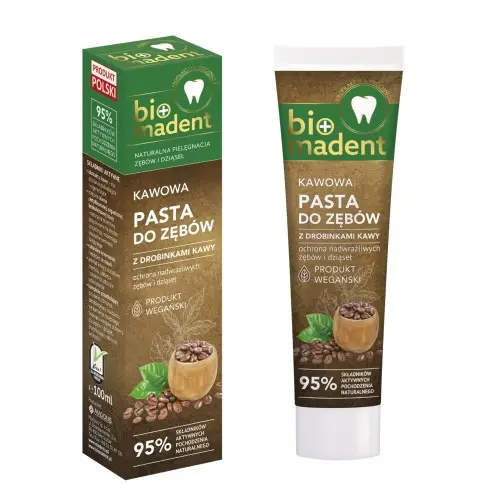 BIO MADENT Pasta do zębów z drobinkami kawy100 ml SuryaPrema