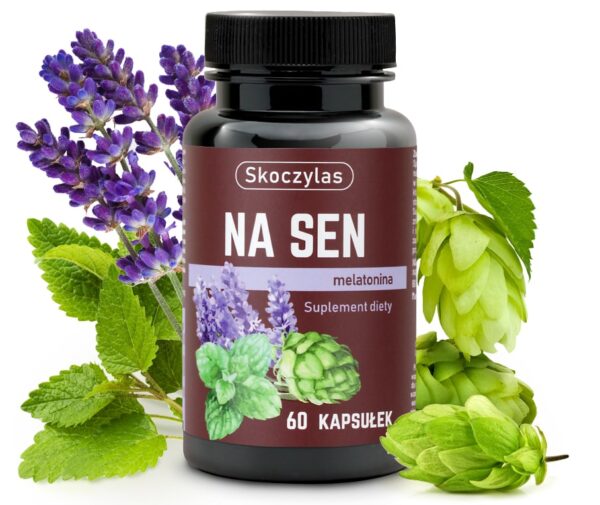 SKOCZYLAS NA SEN melatonina, melisa SuryaPrema