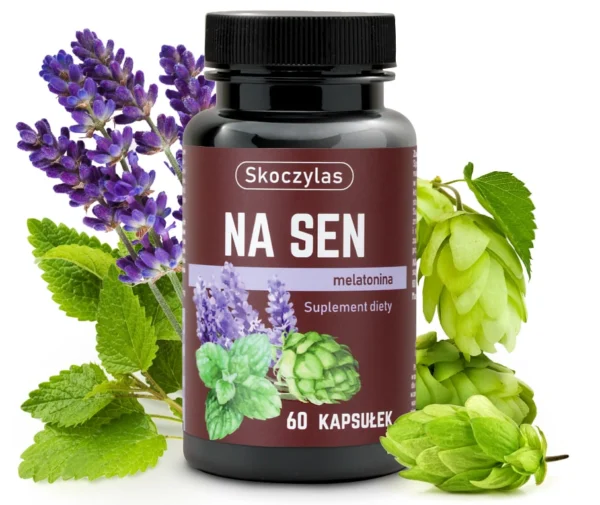 SKOCZYLAS NA SEN melatonina, melisa SuryaPrema