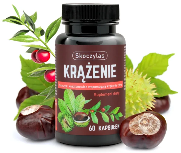SKOCZYLAS KRĄŻENIE ruszczyk, diosmina, kasztanowiec SuryaPrema