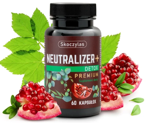 SKOCZYLAS NEUTRALIZER DETOX kwas alfa liponowy, astaksantyna i beta-glukan SuryaPrema