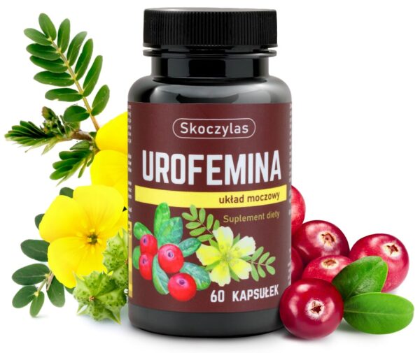 SKOCZYLAS UROFEMINA układ moczowy, D-mannoza, laktoferyna SuryaPrema