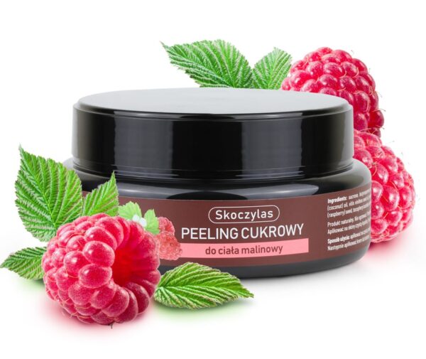 SKOCZYLAS PEELING cukrowy do ciała malinowy – 200 ml SuryaPrema